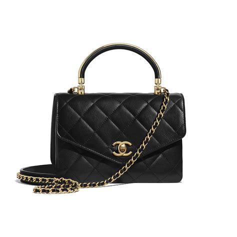 chanel flapbag with handle|chanel mini flap bag.